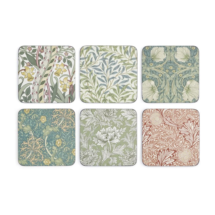 Sottobicchiere William Morris, confezione da 6 - Mix & Match - Pimpernel