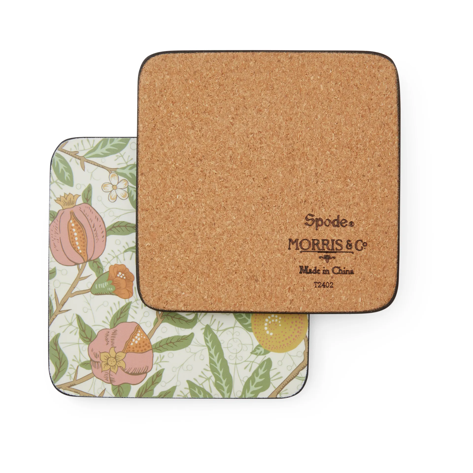 Sottobicchieri misti Morris & Co Simpley confezione da 6, Frutta, Salice, Calendula Pimpernel