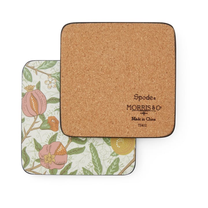Sottobicchieri misti Morris & Co Simpley confezione da 6 , Frutta, Salice, Calendula Pimpernel