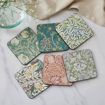 Sottobicchieri Morris & Co Pimpernel confezione da 6 - Verde, blu - Pimpernel