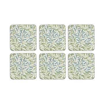 Sottobicchieri Morris & Co Willow Bough confezione da 6 - Verde, blu - Pimpernel
