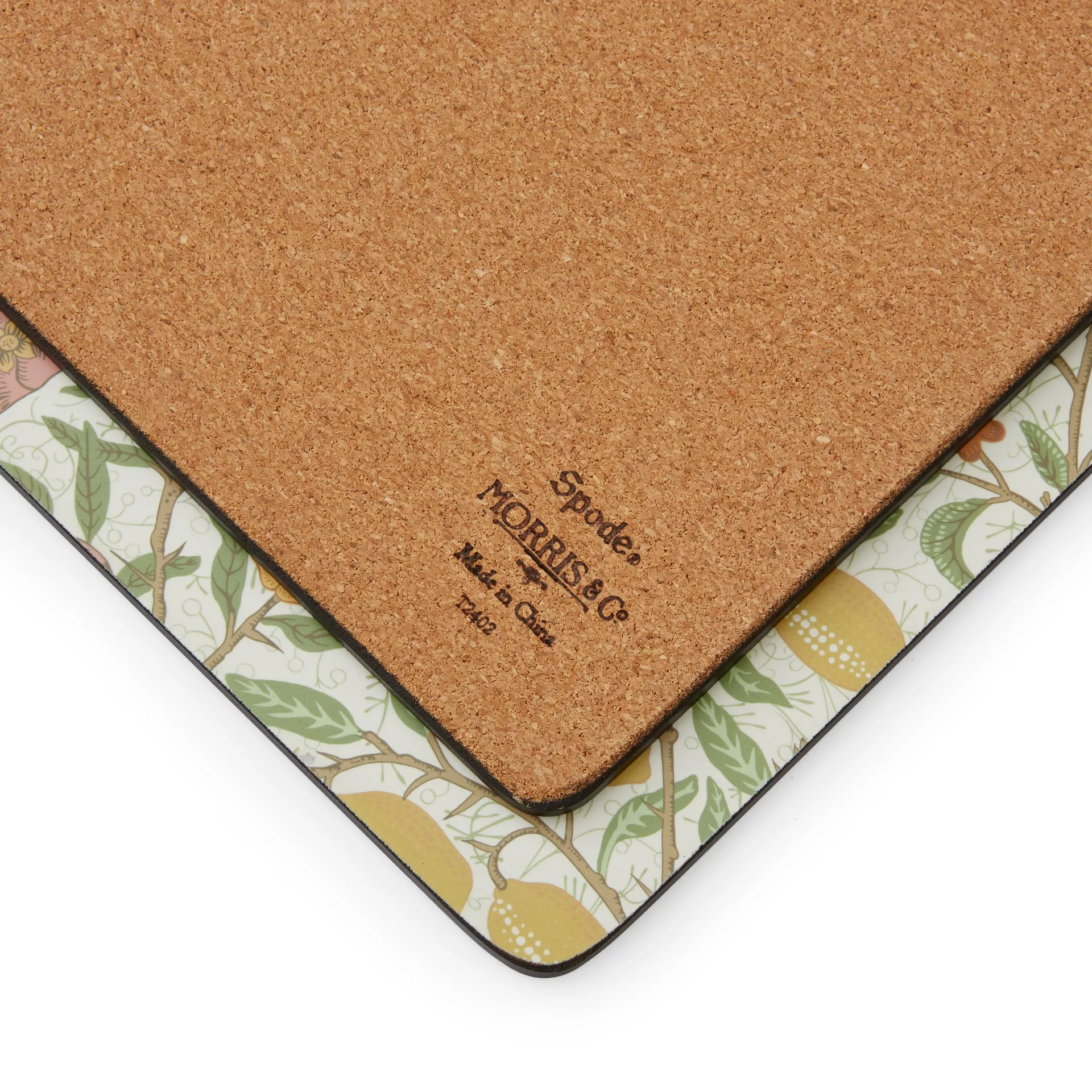 Tovaglietta Morris & Co Simpley mixed confezione da 4, Frutta, Salice, Strawberry Thief, Calendula Pimpernel