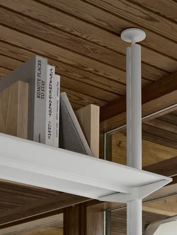 Pira G2 sistema di scaffalature F C A White/Walnut 256-264 cm - Pira