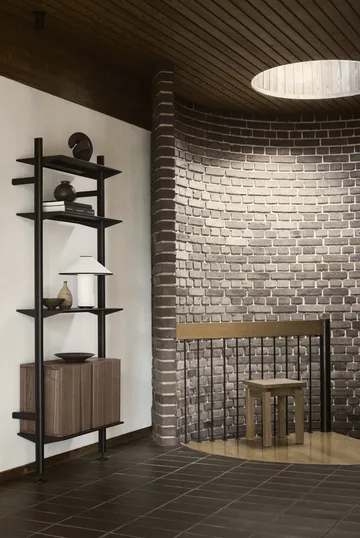 Pira G2 sistema di scaffalature W B Black/Walnut - Pira