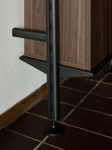 Pira G2 sistema di scaffalature W B Black/Walnut - Pira