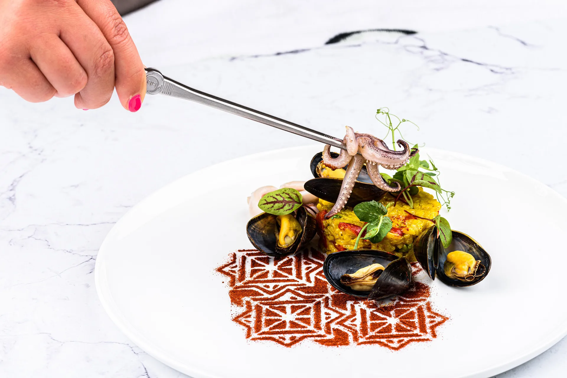 Pinzette Plate-it 2 pezzi, Acciaio Plate It