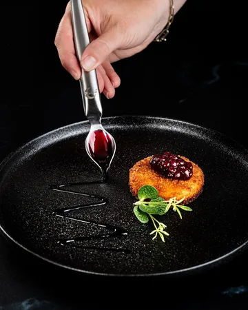 Plate-it cucchiai per decorazione - Acciaio inox, 2 pezzi - Plate It