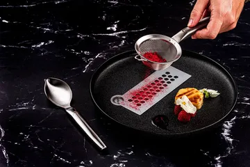 Plate-it setaccio per decorazioni - Acciaio inossidabile - Plate It