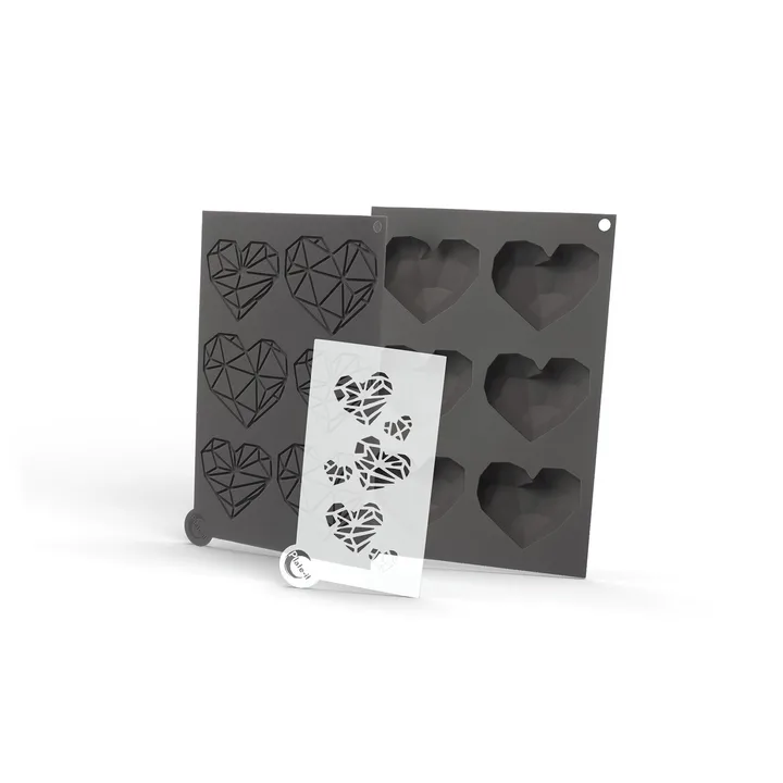 Plate-it stampi - Love At First Bite, silicone, 3 pezzi - Plate It