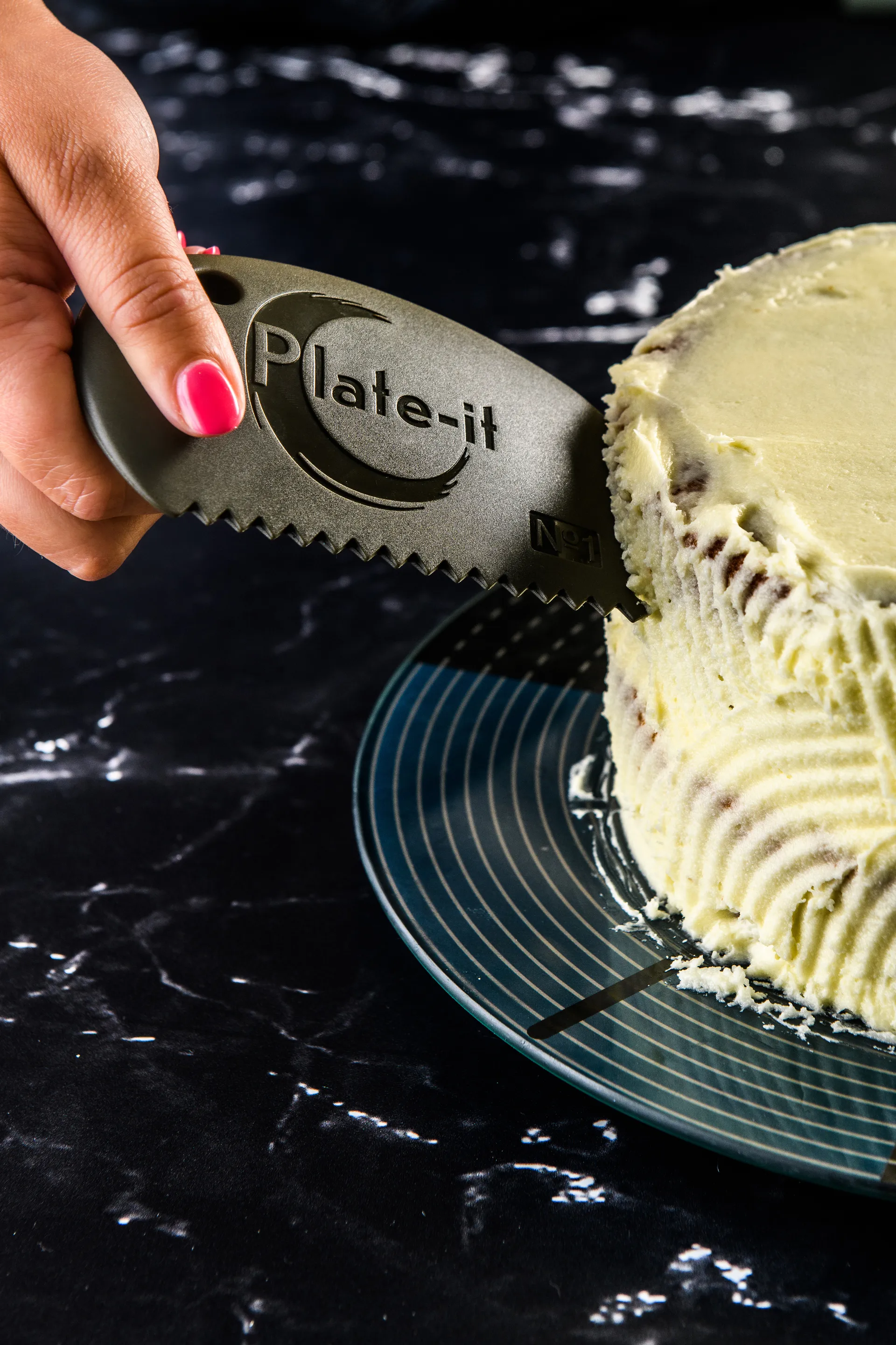 Spatola Plate-it 3 pezzi, Grigio Plate It