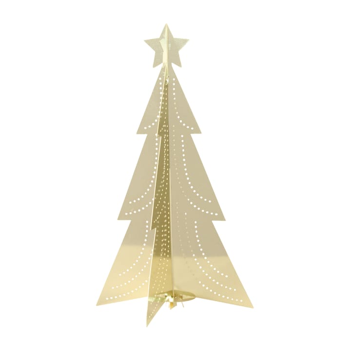 Albero di Natale da tavolo piccolo, 12 cm, Oro Pluto Design
