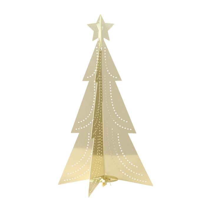 Albero di Natale da tavolo piccolo, 12 cm - Oro - Pluto Design