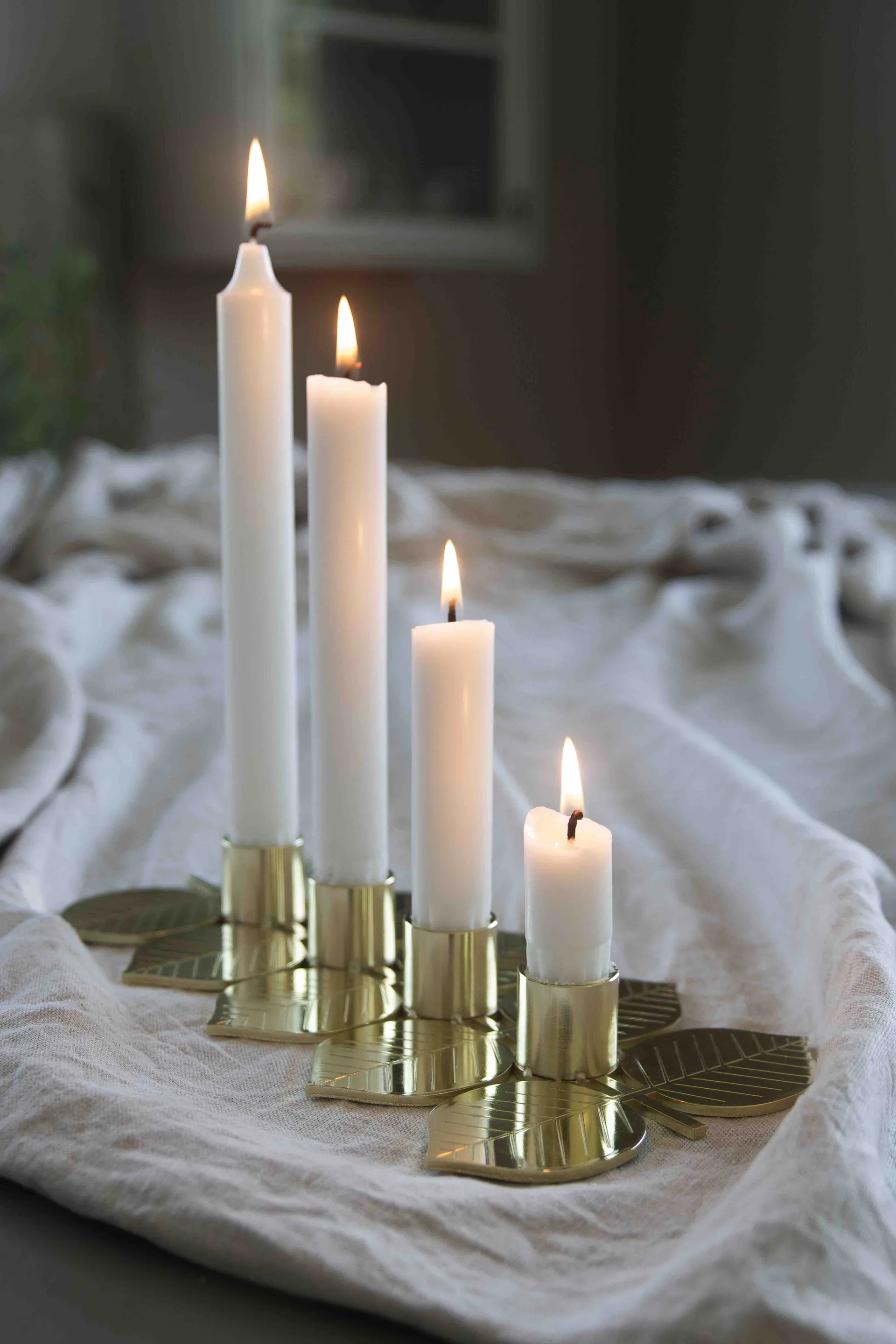 Candela dell'Avvento Berså, Oro Pluto Design