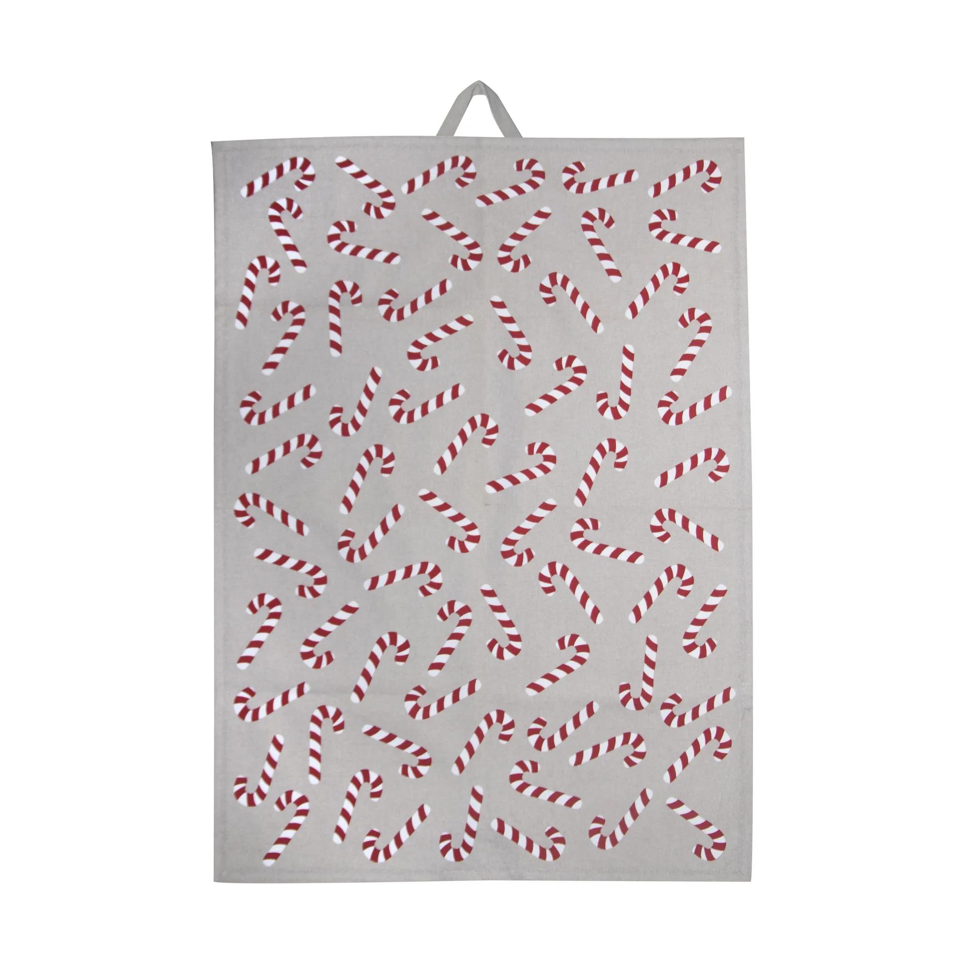 Canovaccio Candy cane 50x70 cm, Bianco-grigio-rosso Pluto Design