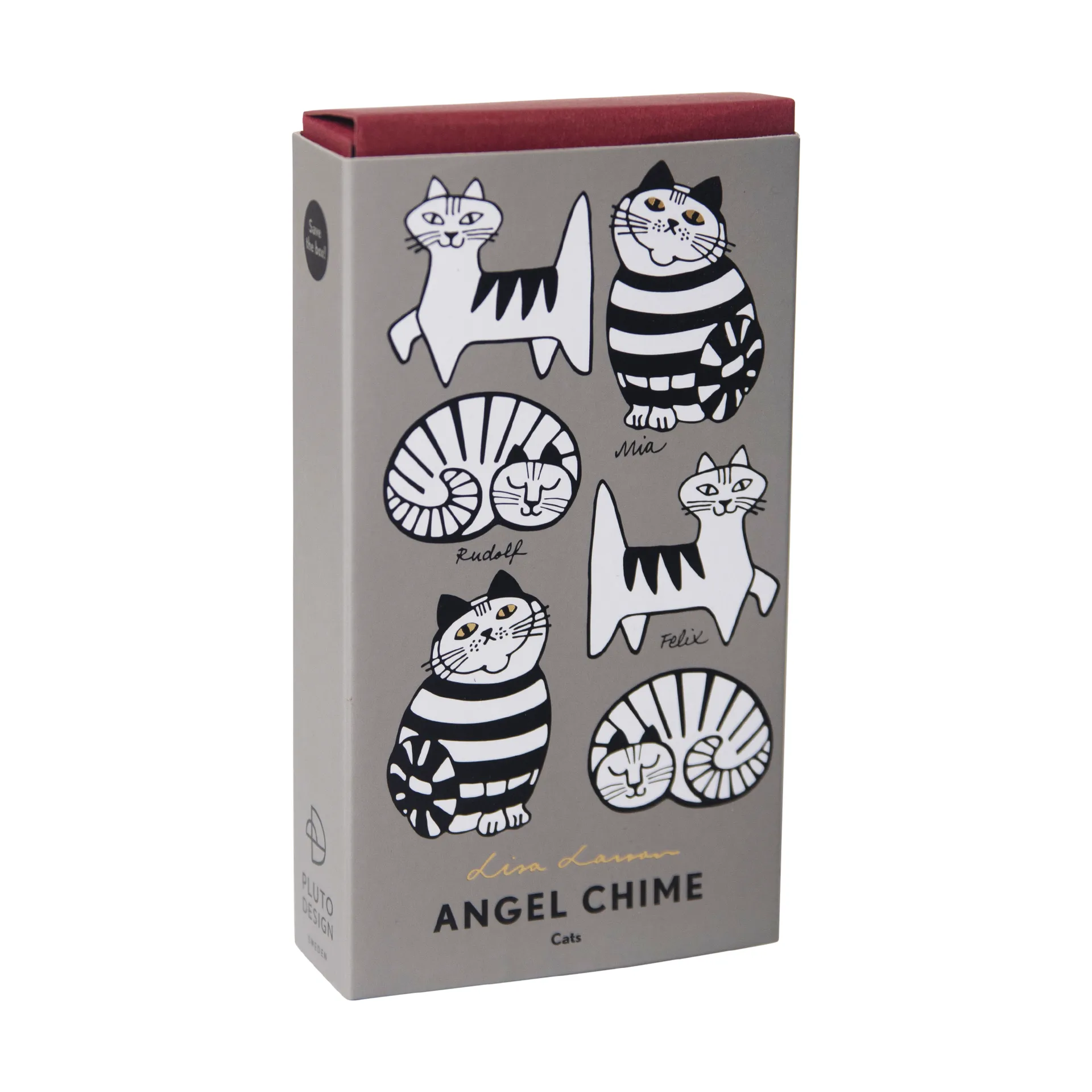 Carillon Lisa Larson gatti, Oro Pluto Design