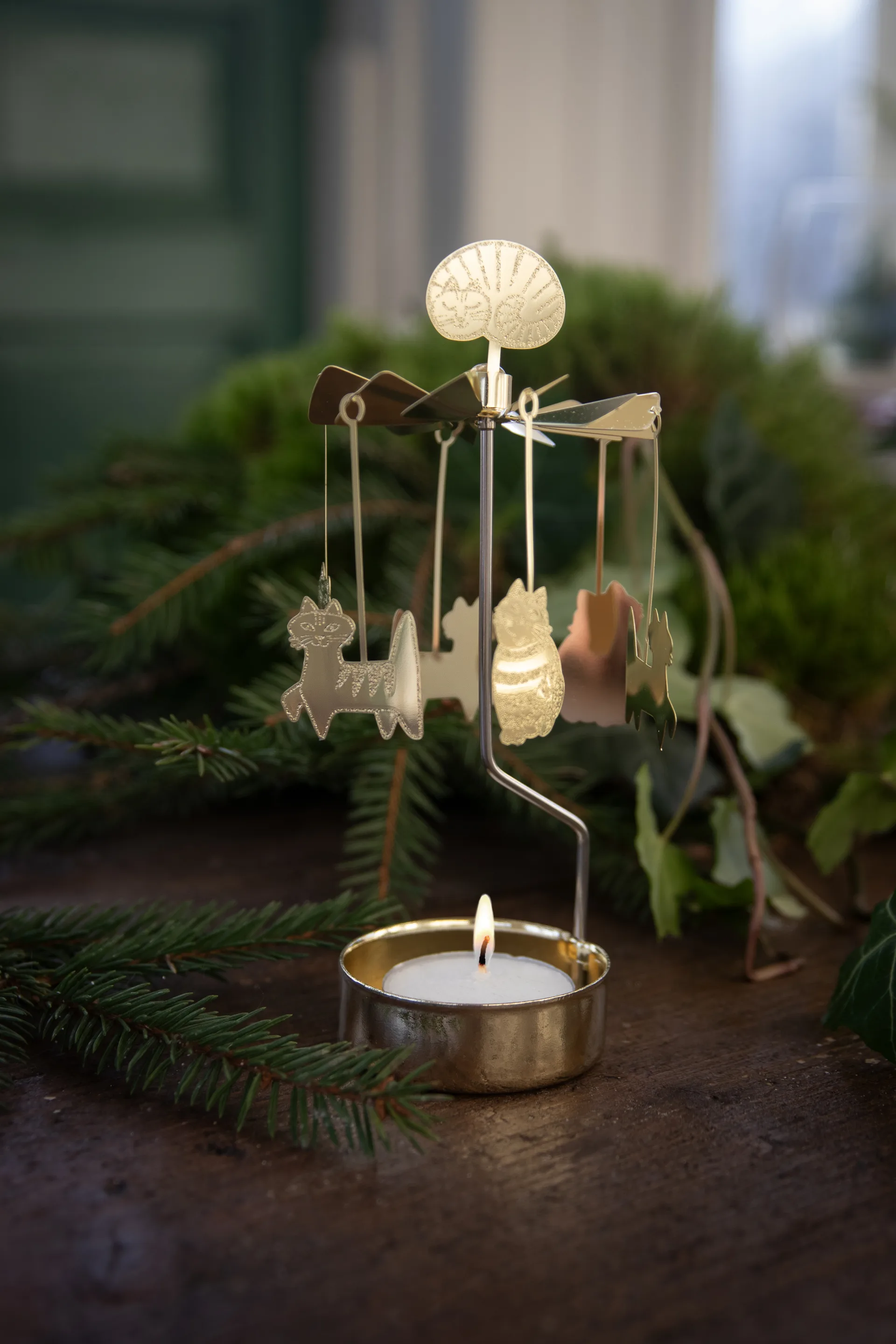 Carillon Lisa Larson gatti, Oro Pluto Design