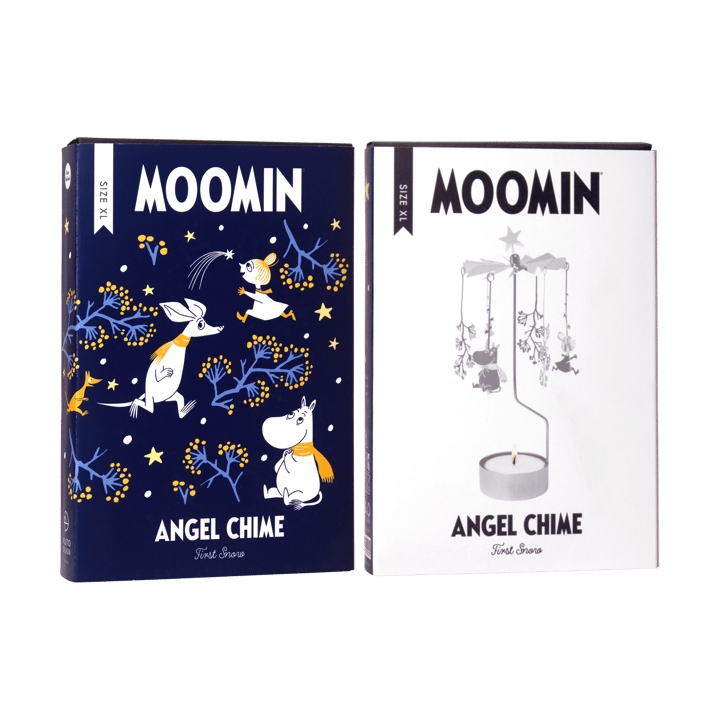Carillon Mumin XL, First snow, argento Pluto Design