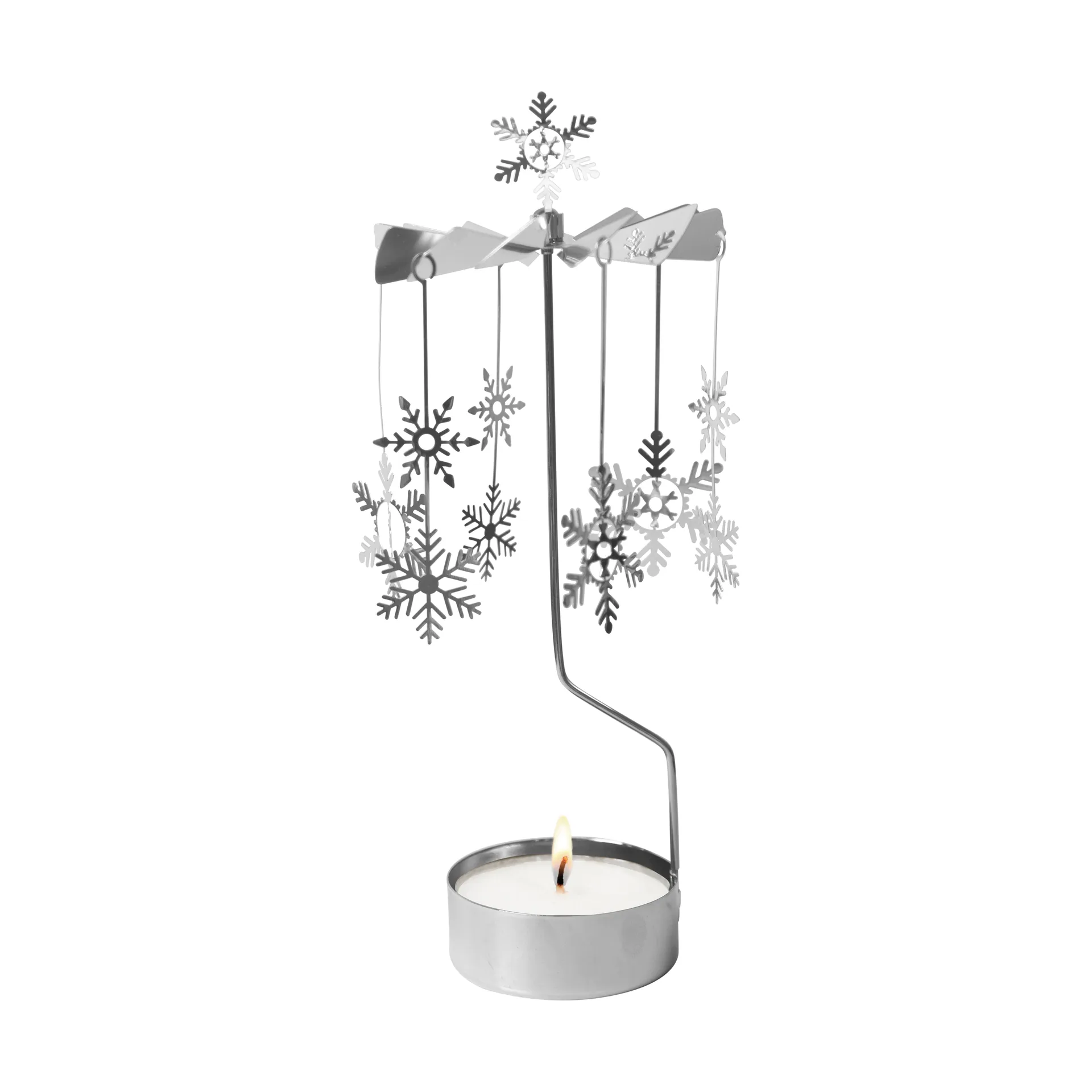 Carillon XL Snowfall, Argento Pluto Design