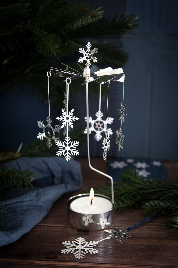 Carillon XL Snowfall, Argento Pluto Design