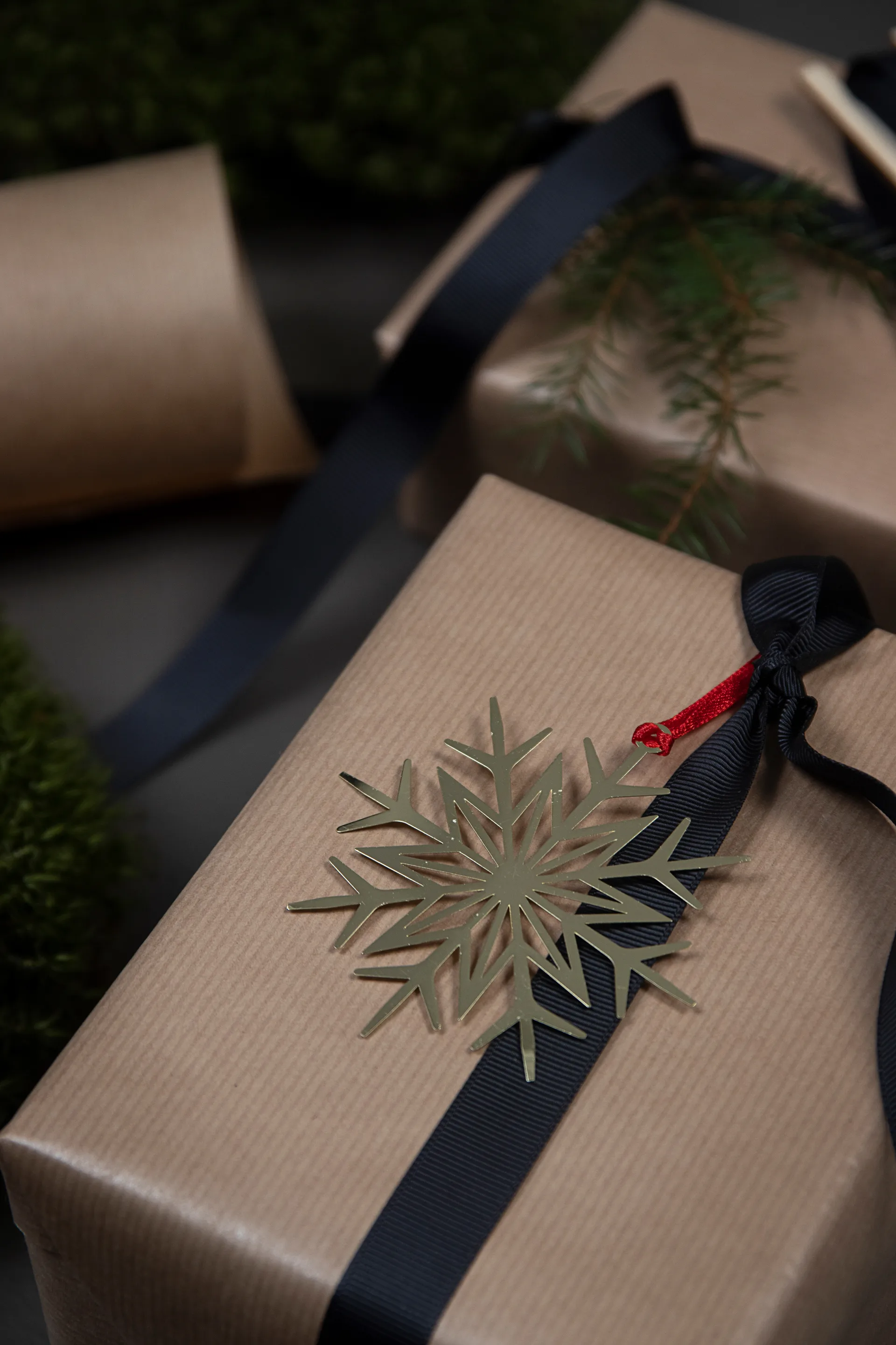 Ciondolo per albero di Natale in metallo Pluto, Stella, color oro Pluto Design