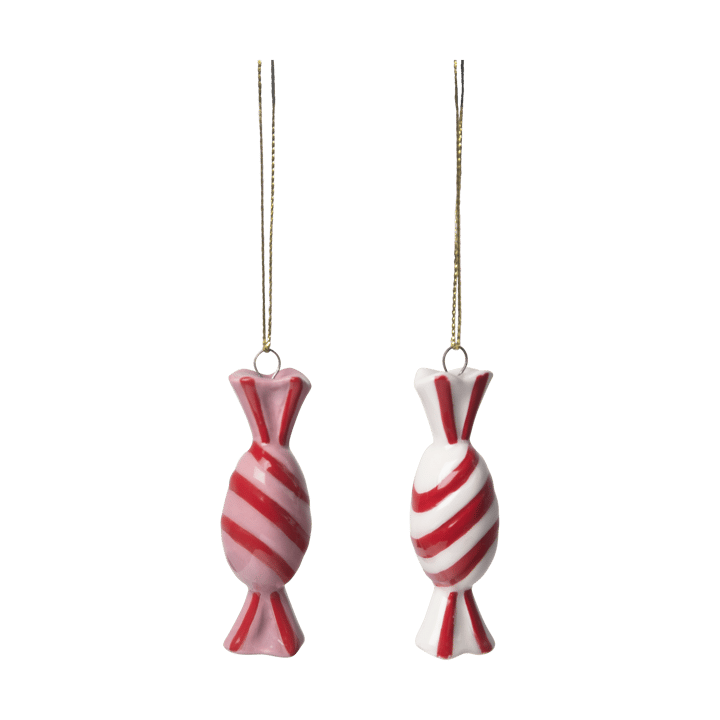 Decorazione Candy - Rosso-bianco - Pluto Design
