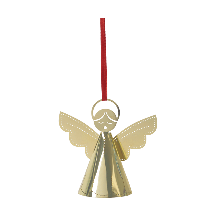 Decorazione natalizia angelo cantante, Oro Pluto Design