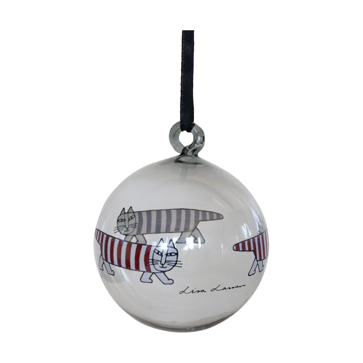 Decorazione natalizia per albero Lisa Larson Mikey  - Silver-rosso-bianco - Pluto Design