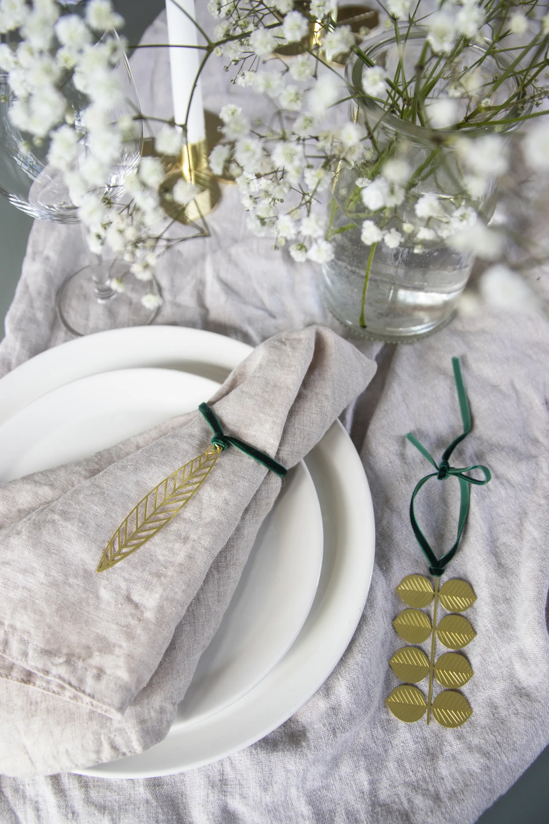 Decorazione natalizia Stig L Salix, Oro Pluto Design