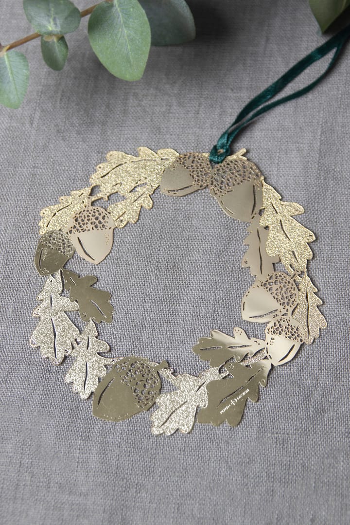 Decorazione Oak Ø10 cm, Oro Pluto Design