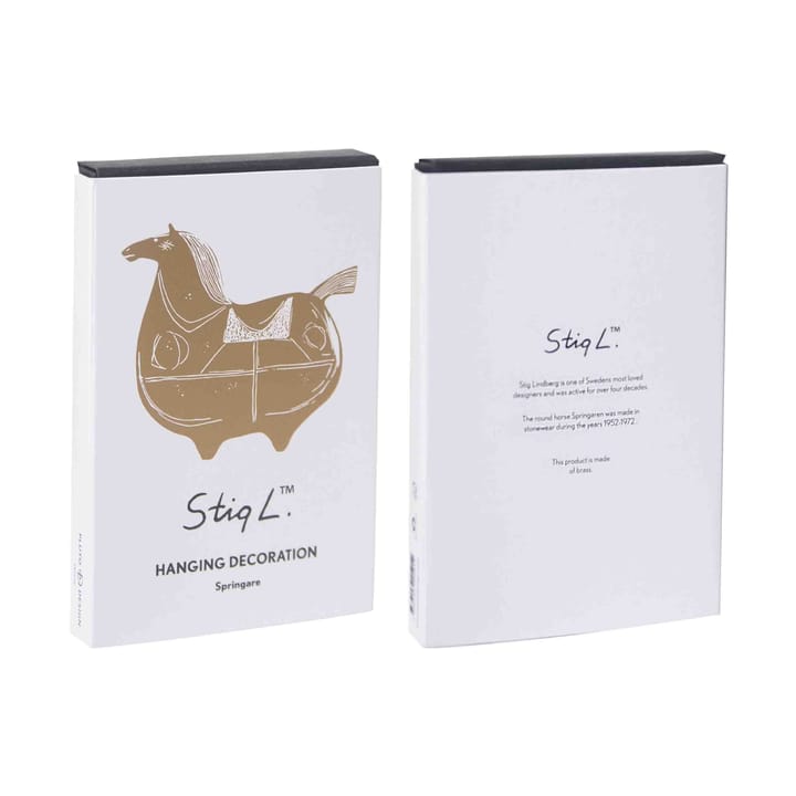 Decorazione Stig L Springare, Ottone Pluto Design
