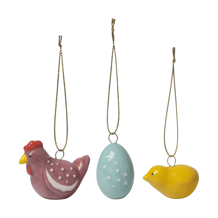Decorazioni pasquali The Henhouse 3 pezzi - Multi - Pluto Design