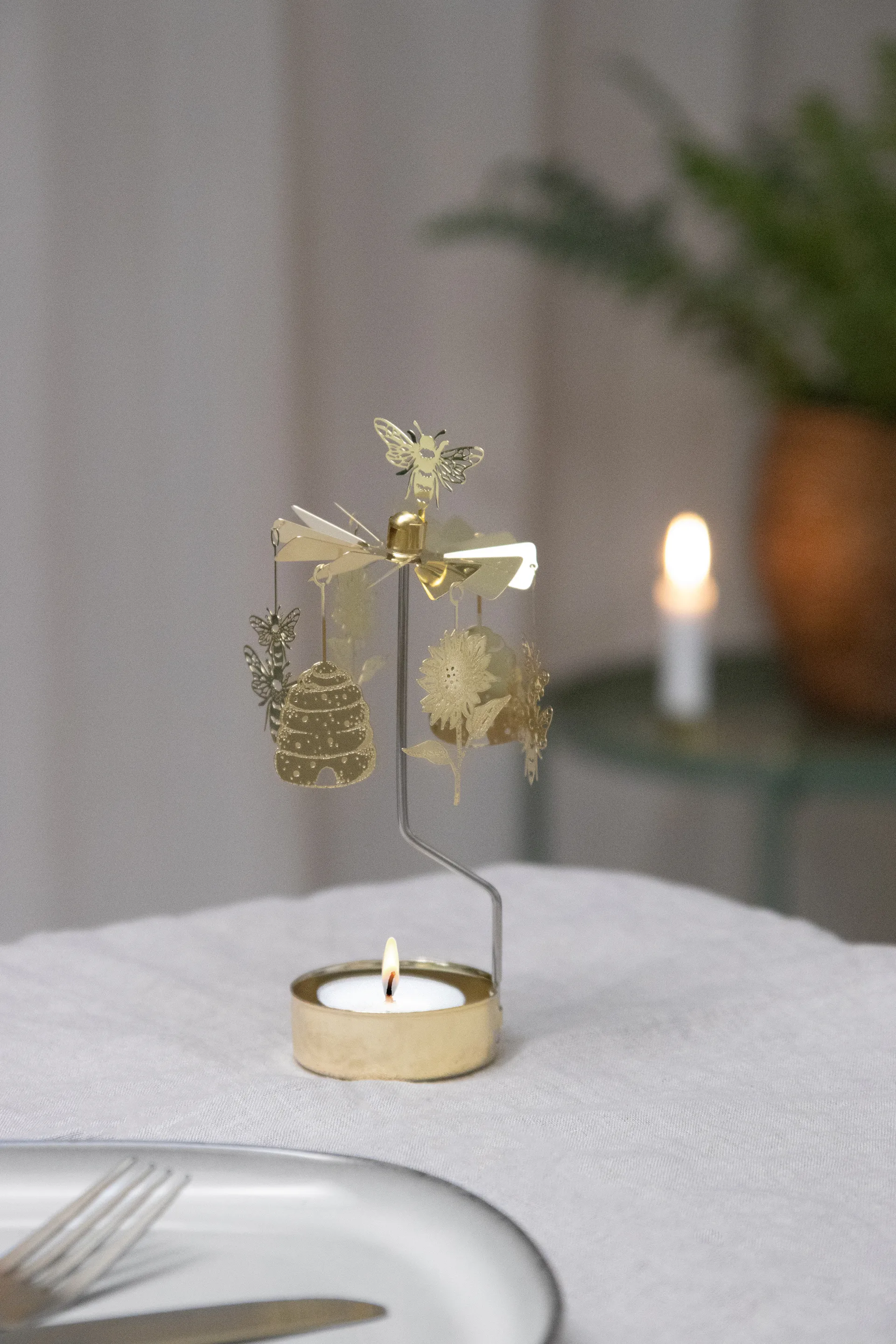 Giostra d'angeli Bee Mine , Oro Pluto Design