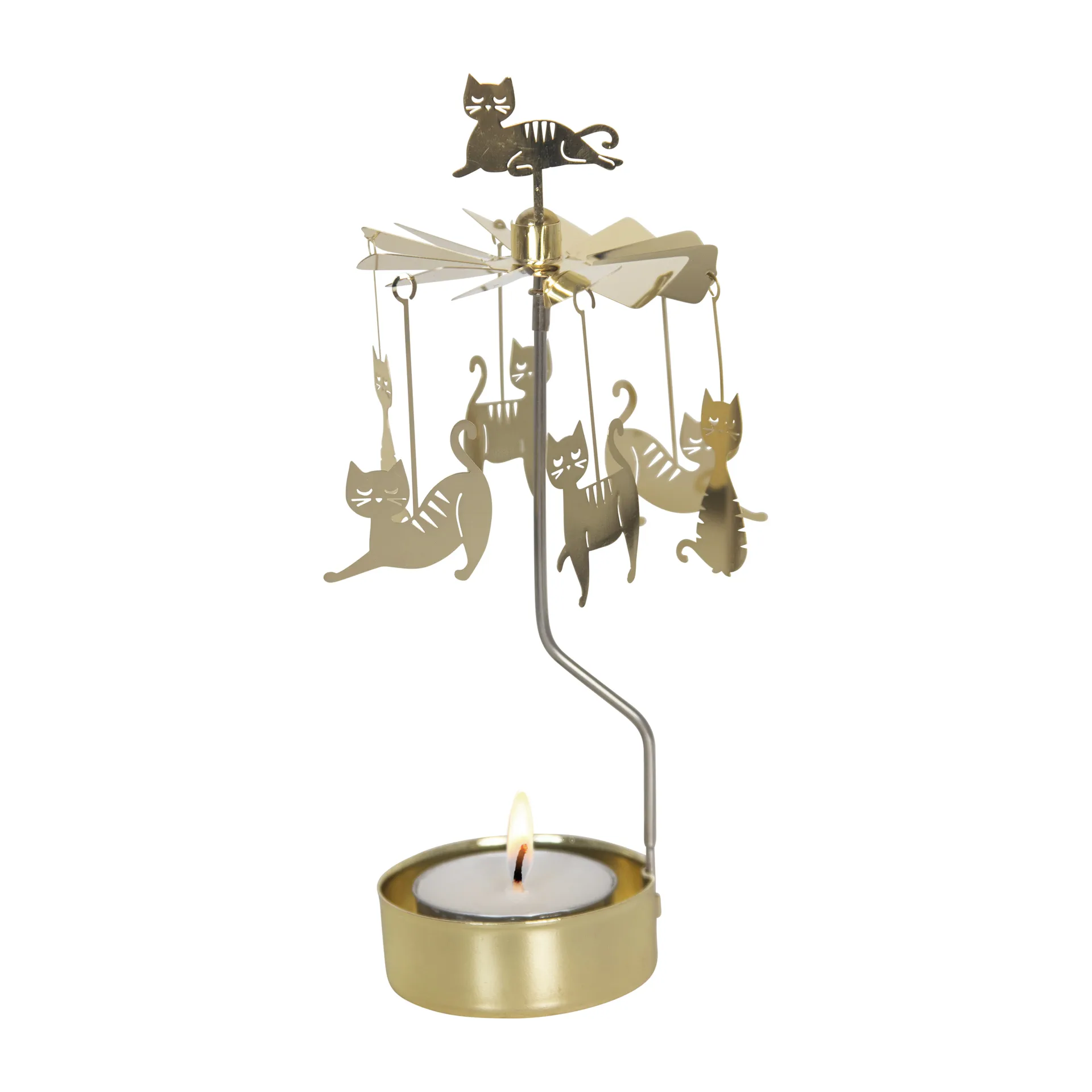 Giostrina Famiglia di gatti, Oro Pluto Design
