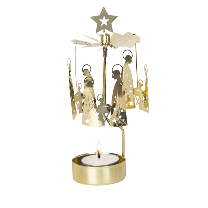 Giostrina portacandela con presepe - Oro - Pluto Design