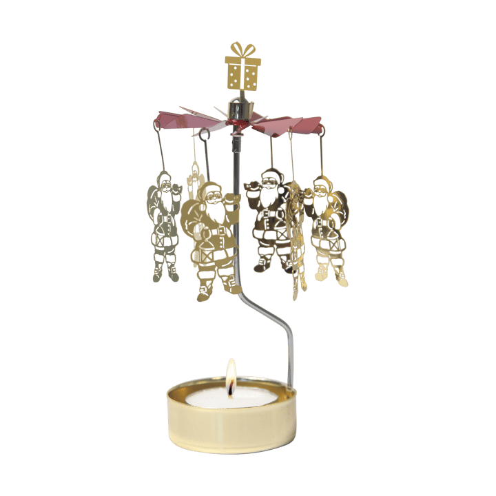 Giostrina portacandele From Santa - Oro-filatori rosso - Pluto Design