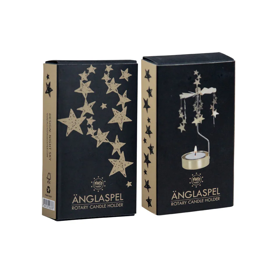 Giostrina portacandele Natthimmel, Oro Pluto Design