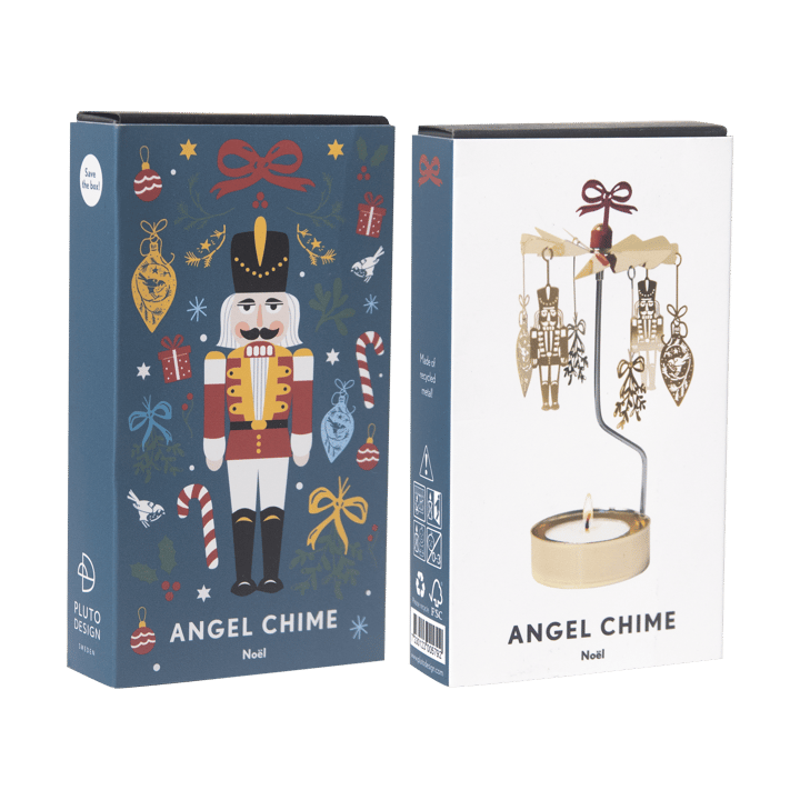 Giostrina portacandele Noel, Oro Pluto Design
