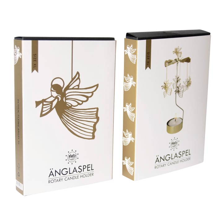 Giostrina portacandele XL oro, Angeli Pluto Design
