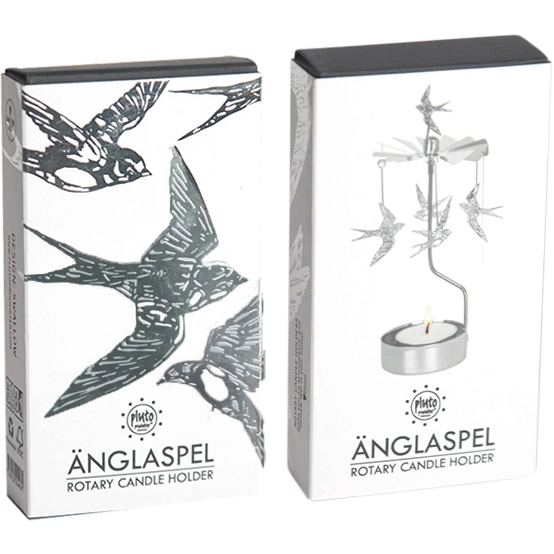 Giostrina rondini Angel, Argento Pluto Design