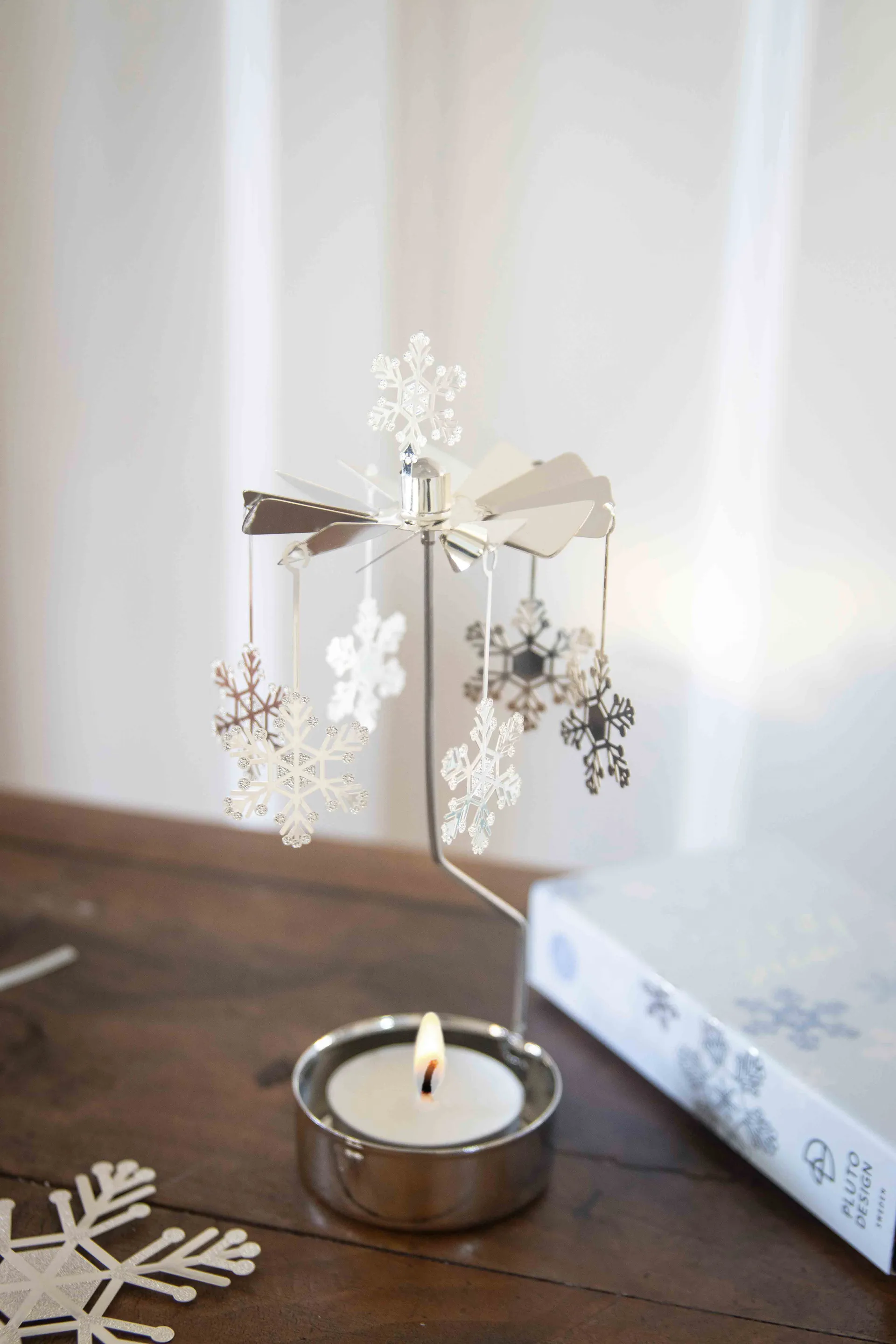 Let it snow carillon d’angeli, Argento Pluto Design