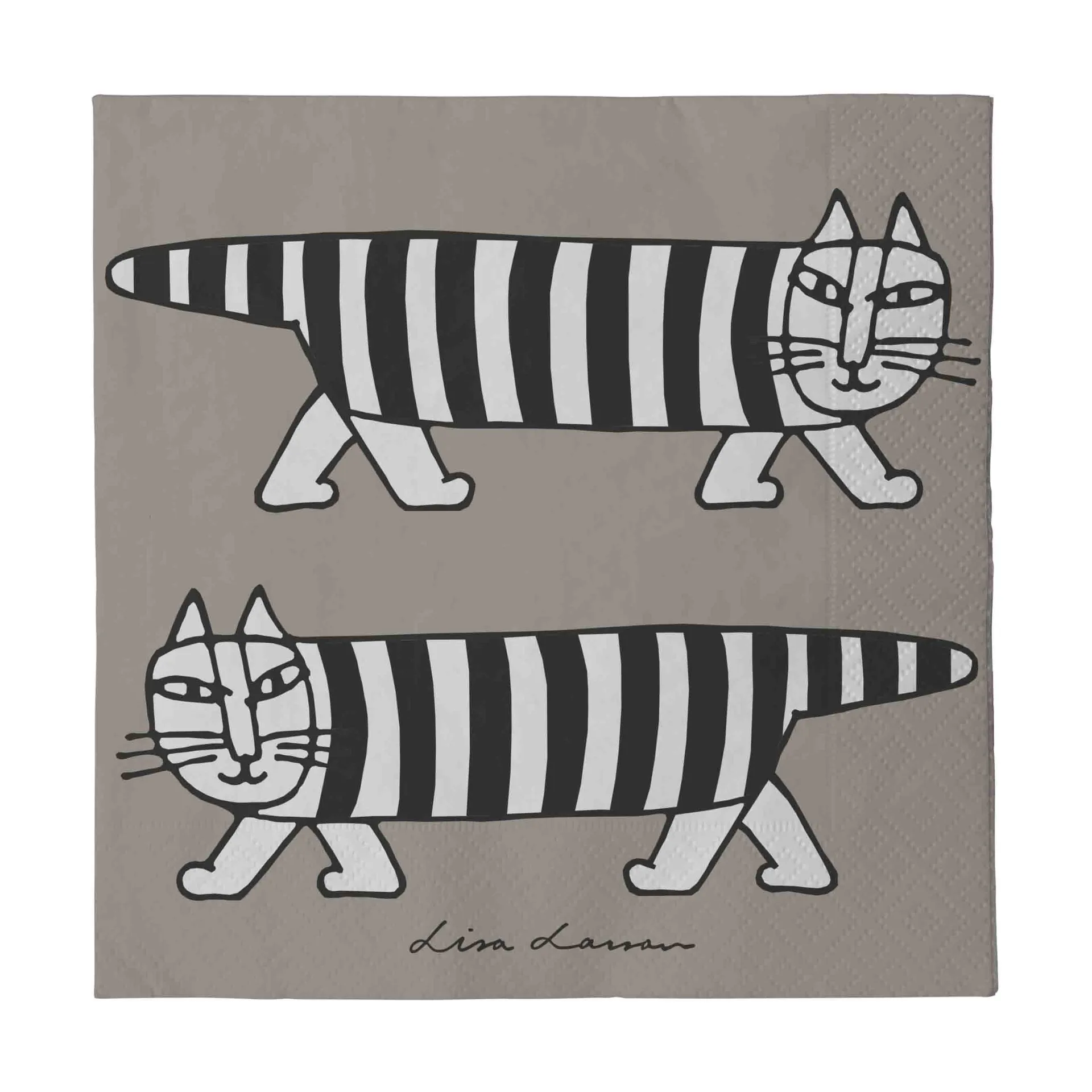 Lisa Larsson Mikey tovaglioli 24 pezzi, Grigio Pluto Design