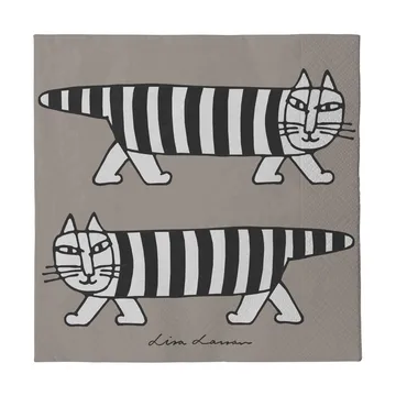 Lisa Larsson Mikey tovaglioli 24 pezzi - Grigio - Pluto Design
