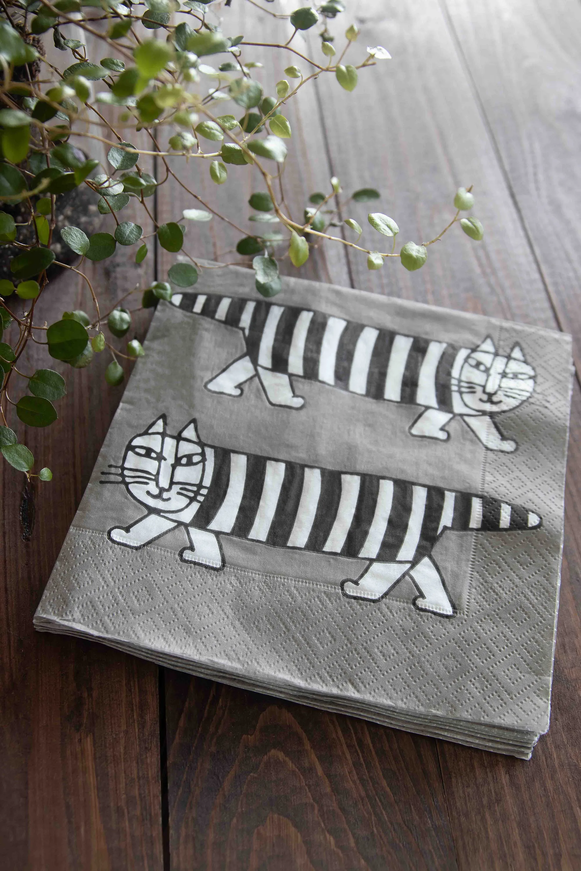 Lisa Larsson Mikey tovaglioli 24 pezzi, Grigio Pluto Design