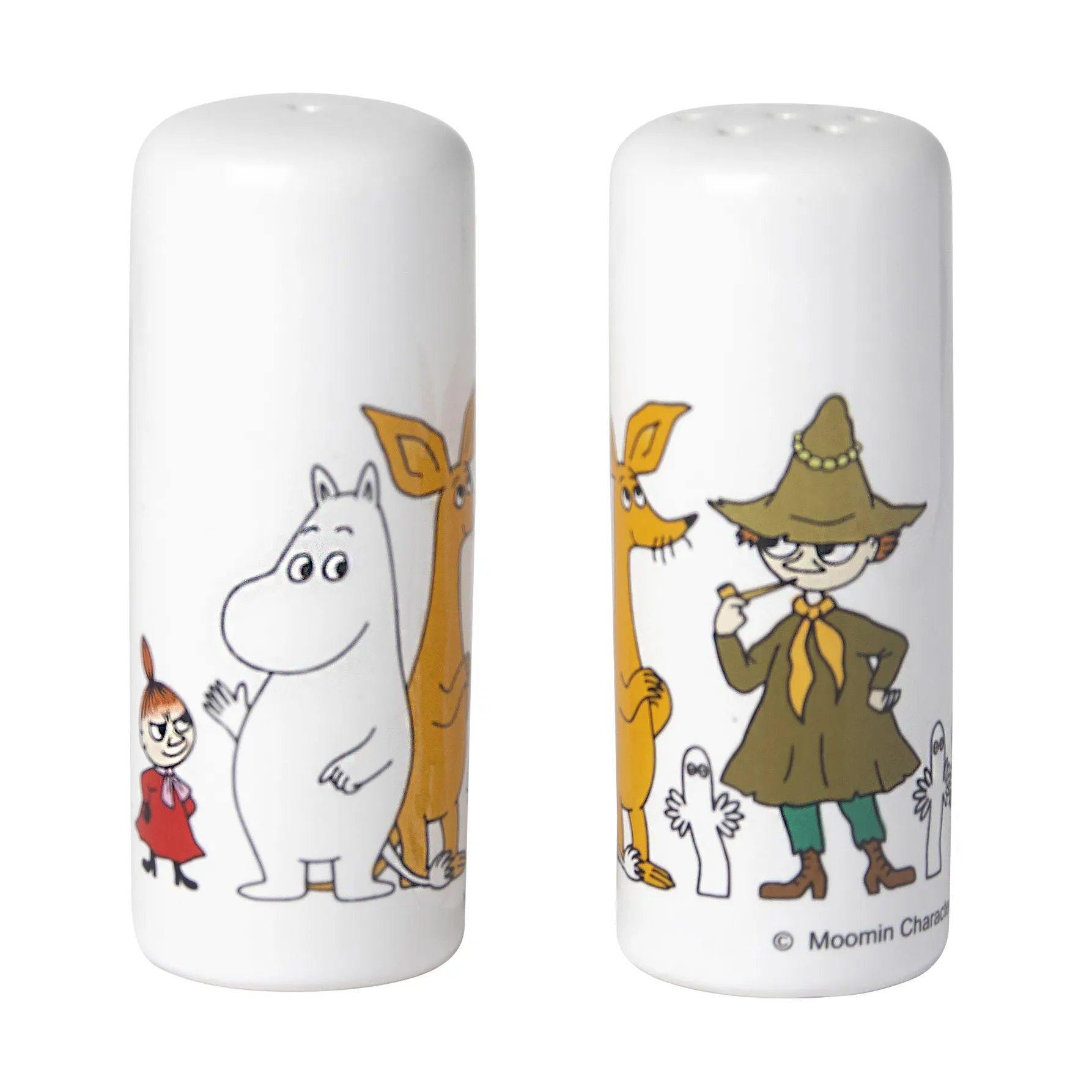 Mumin friends porta sale & pepe, Bianco-multicolor Pluto Design
