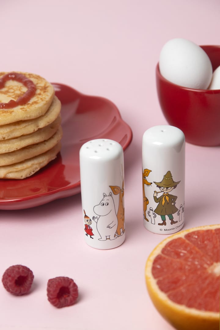 Mumin friends porta sale & pepe, Bianco-multicolor Pluto Design