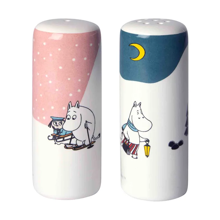 Mumin inverno sale & pepe - Rosa-blu-bianco - Pluto Design