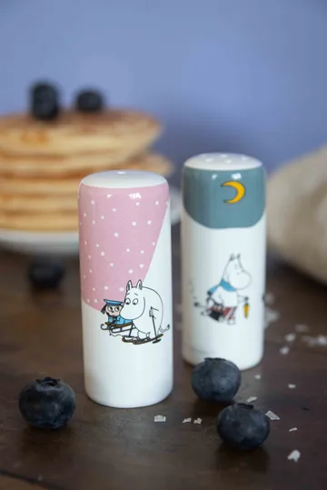 Mumin inverno sale & pepe - Rosa-blu-bianco - Pluto Design