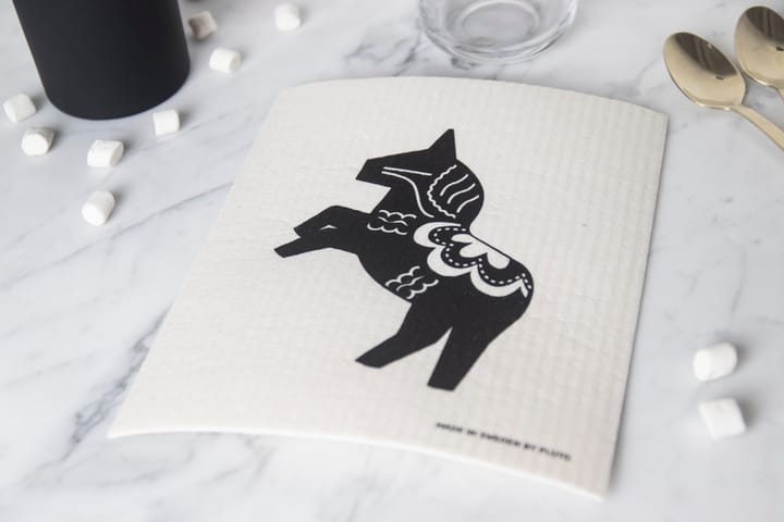 Panno Häst 17x20 cm, Nero-bianco Pluto Design