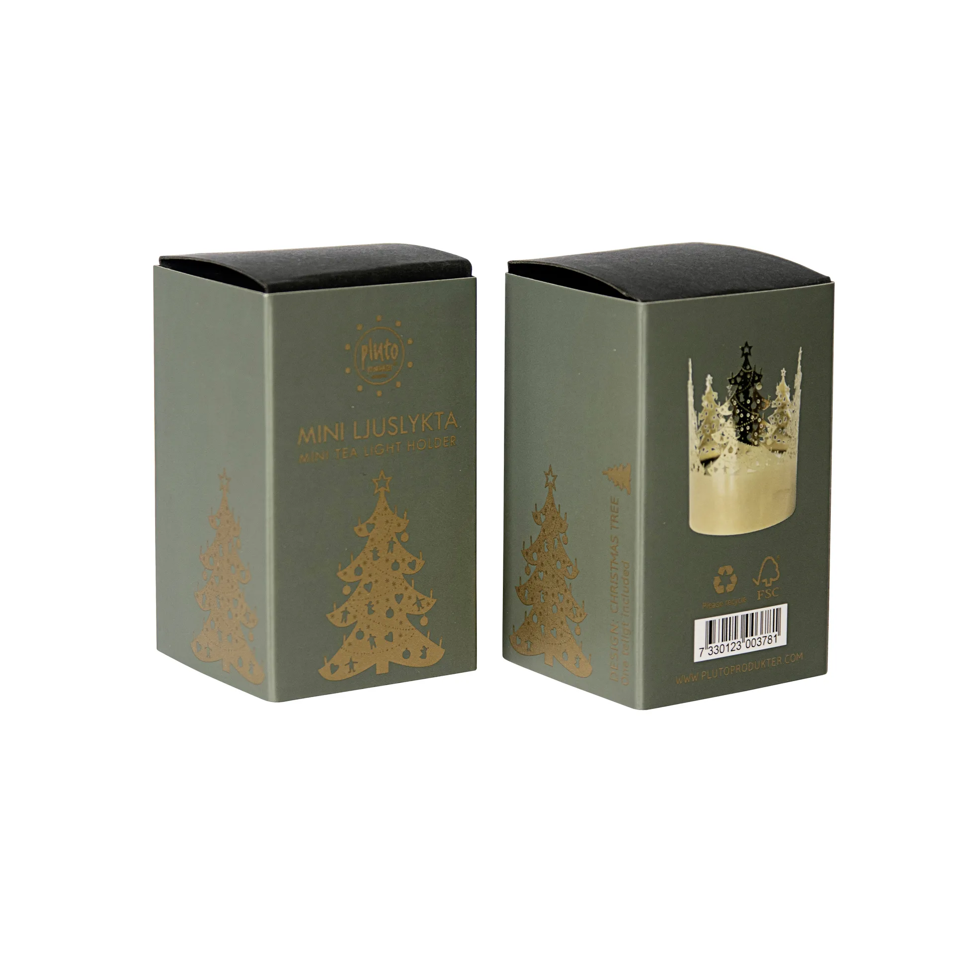 Piccola lanterna portacandela Ø 4,5 cm, Albero di Natale Pluto Design