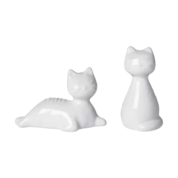 Porta Sale e pepe Gatto - Bianco - Pluto Design